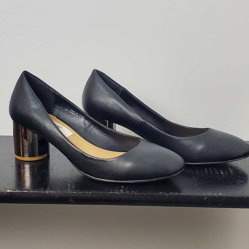 Vegan Matt and Nat Low Heel Black
